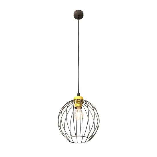 Emibig Emibig NANDO 1 BL GOLD - Stijlvolle industriële hanglamp