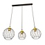 Emibig Emibig NANDO 3 BL GOLD - Stylish industrial pendant lamp