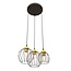 Emibig Emibig NANDO 3PREM BL GOLD - Stylish Industrial Pendant Lamp