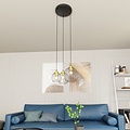 Emibig Emibig NANDO 3PREM BL GOLD - Stylish Industrial Pendant Lamp