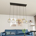 Emibig Emibig NANDO 6 BL GOLD - Stylish industrial pendant lamp