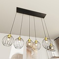 Emibig Emibig NANDO 6 BL GOLD - Stylish industrial pendant lamp