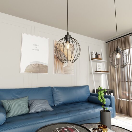 Emibig Emibig NANDO 1 BL Hanglamp - Stijlvolle industriële verlichting