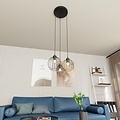 Emibig Emibig NANDO 3PREM BL - Industrial Pendant Lamp Made of Powder Coated Steel