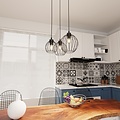 Emibig Emibig NANDO 3PREM BL - Lámpara colgante de estilo industrial para un hogar elegante