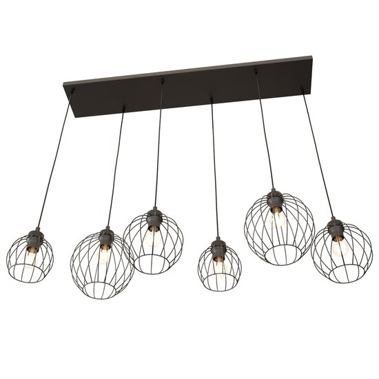 Emibig Emibig NANDO 6 BL - Lámpara colgante industrial para un ambiente elegante