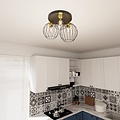 Emibig Emibig NEST 3PREM BL GOLD - Stylish industrial pendant lamp