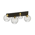 Emibig Emibig NEST 4 BL GOLD - Lampe de plafond industrielle élégante