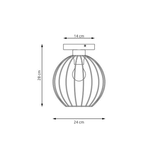Emibig Emibig NEST 1 BL - Stylish Industrial Ceiling Lamp