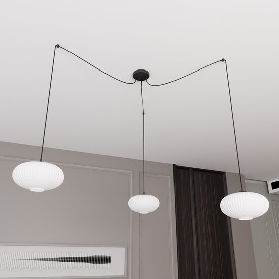 Emibig Emibig ORIGO 3 BL OPAL - Elegante hanglamp voor elke ruimte