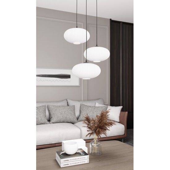 Emibig Emibig COCO 3 BL PREM OPAL - Glamorous Pendant Lamp for a Stylish Atmosphere