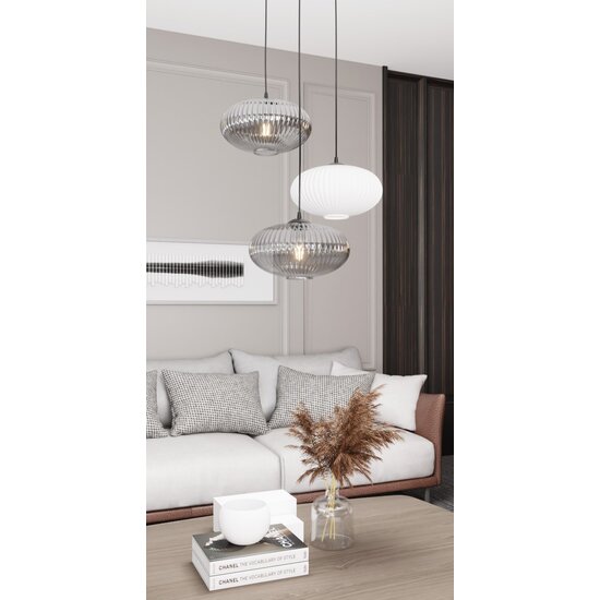 Emibig Emibig COCO 3 BL PREM MIX - Lámpara colgante de glamour para cualquier espacio