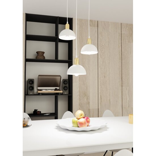 Emibig Emibig MOTO 3 PREM WH - Lámpara colgante minimalista para espacios elegantes