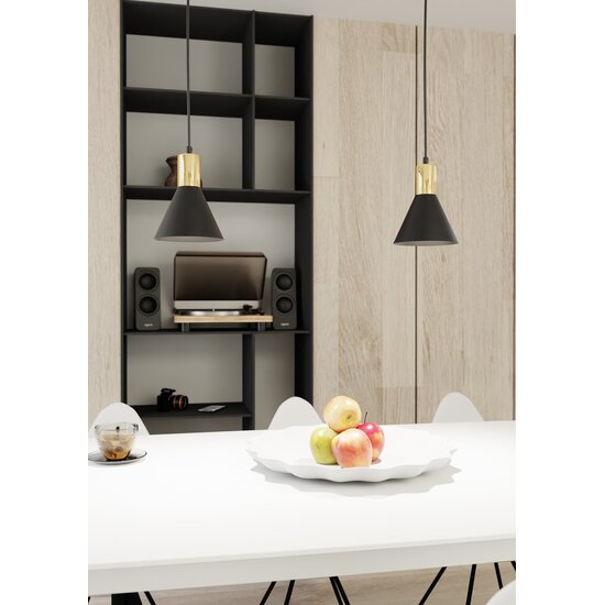 Emibig Emibig ROSA 1 BL - Lámpara colgante industrial para espacios elegantes