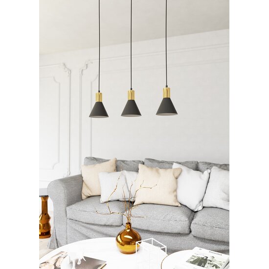 Emibig Emibig ROZA 3 BL Hanglamp - Minimalistisch ontwerp voor elke ruimte