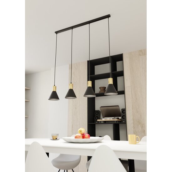 Emibig Emibig ROSA 4 BL Hanglamp - Minimalistisch ontwerp voor elke ruimte