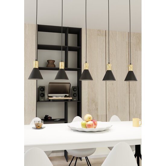 Emibig Emibig ROSA 5 BL - Lámpara colgante minimalista para un ambiente elegante