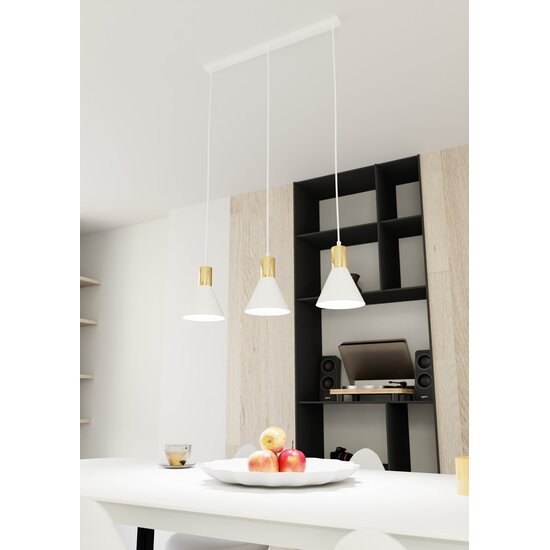 Emibig Emibig ROSA 3 WH - Lámpara colgante minimalista para un ambiente elegante