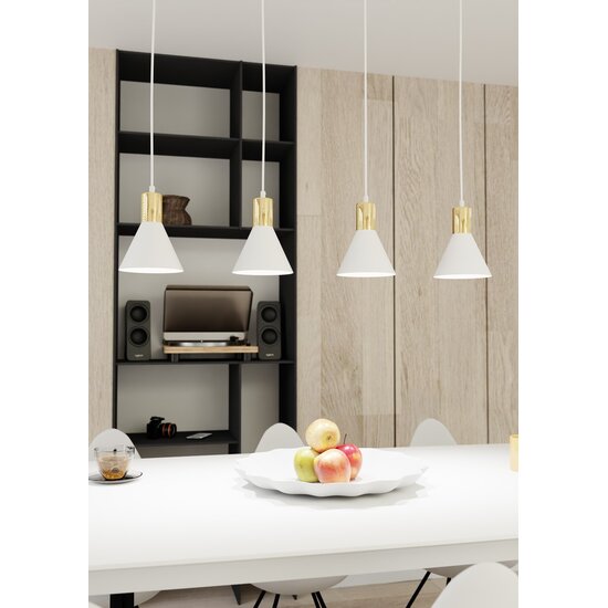 Emibig Emibig ROSA 4 WH Hanglamp - Minimalistisch design voor elke ruimte
