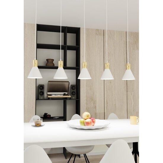 Emibig Emibig ROSA 5 WH Pendant Lamp - Minimalist design for any space