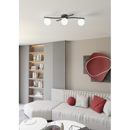 Emibig Emibig OPUS 3 BL OPAL - Moderne plafondlamp voor elke ruimte