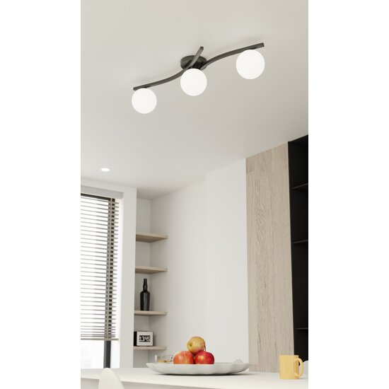 Emibig Emibig OPUS 3 BL OPAL - Moderne plafondlamp voor elke ruimte