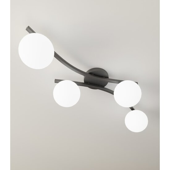 Emibig Emibig OPUS 4 BL OPAL - Modern ceiling lamp for any space