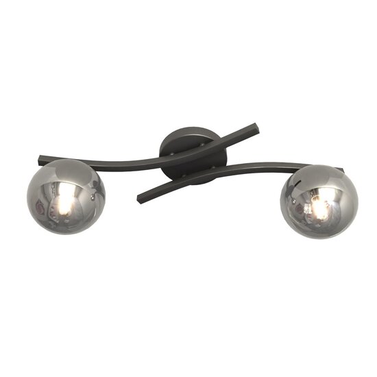 Emibig Emibig OPUS 2 BL GRAFIT - Moderne plafondlamp voor elke ruimte