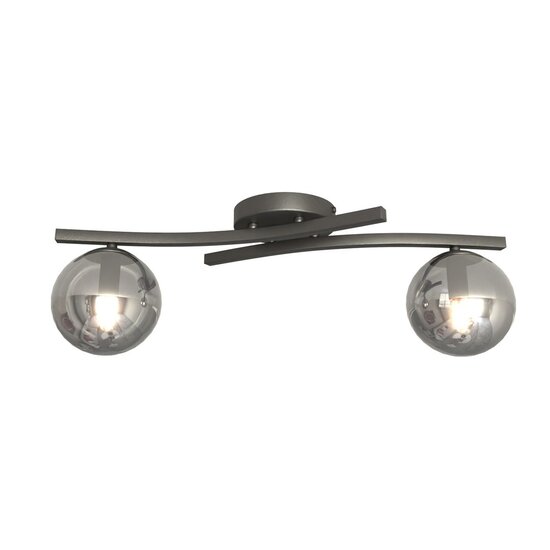Emibig Emibig OPUS 2 BL GRAFIT - Modern ceiling lamp for any space