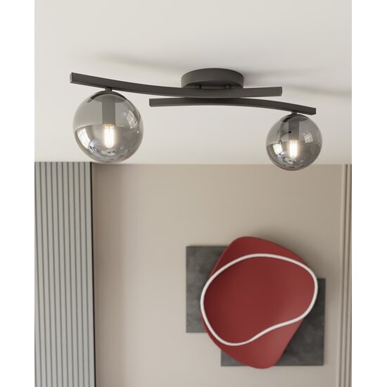 Emibig Emibig OPUS 2 BL GRAFIT - Modern ceiling lamp for any space