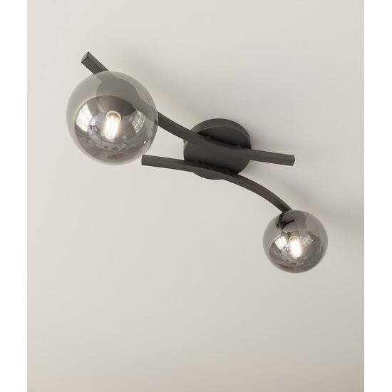 Emibig Emibig OPUS 2 BL GRAFIT - Modern ceiling lamp for any space