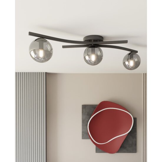 Emibig Emibig OPUS 3 BL GRAFIT - Moderne Deckenlampe für stilvolles Wohnen