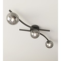 Emibig Emibig OPUS 3 BL GRAFIT - Moderne plafondlamp voor stijlvol interieur