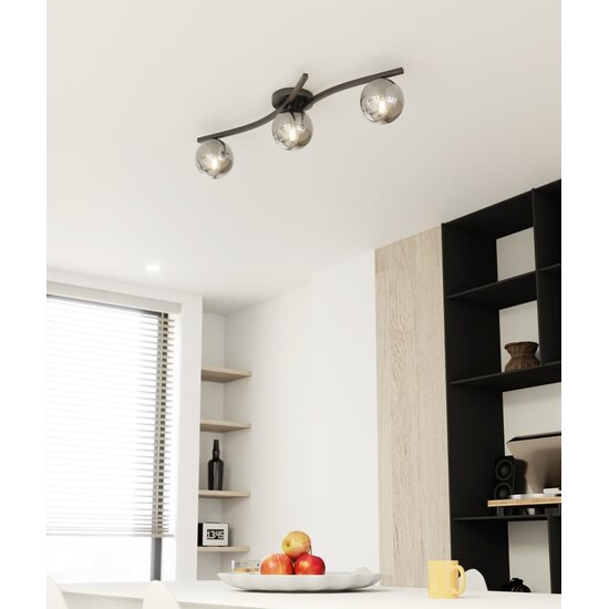 Emibig Emibig OPUS 3 BL GRAFIT - Moderne Deckenlampe für stilvolles Wohnen