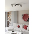 Emibig Emibig OPUS 4 BL GRAFIT - Lámpara de techo moderna para una iluminación elegante