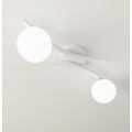 Emibig Emibig OPUS 2 WH OPAL - Moderne plafondlamp voor elke ruimte