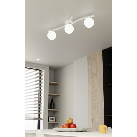 Emibig Emibig OPUS 3 WH OPAL - Lámpara de techo moderna para un hogar elegante