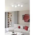 Emibig Emibig OPUS 4 WH OPAL - Moderne plafondlamp voor elke ruimte