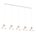 Emibig Emibig SECO 5 WH - Moderne plafondlamp van poedercoated staal