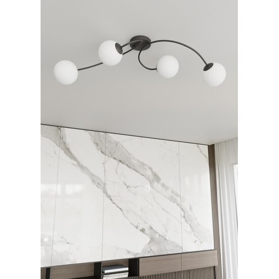 Emibig Emibig VIBRA 4 BL OPAL - Modern ceiling lamp for a stylish look