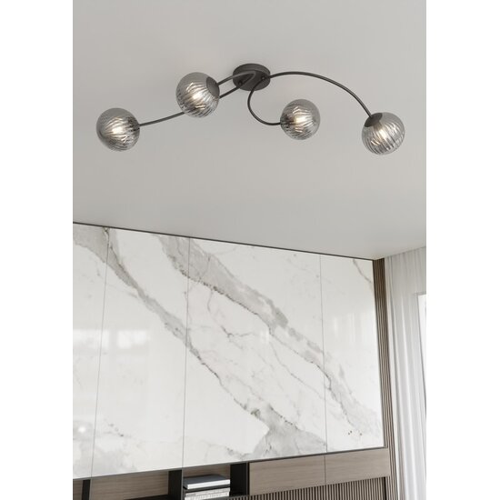 Emibig Emibig VIBRA 4 BL GRAFIT - Moderne Deckenlampe für stilvolle Räume
