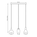 Emibig Emibig FOX 3 BL Pendant Lamp - Minimalist design for any space