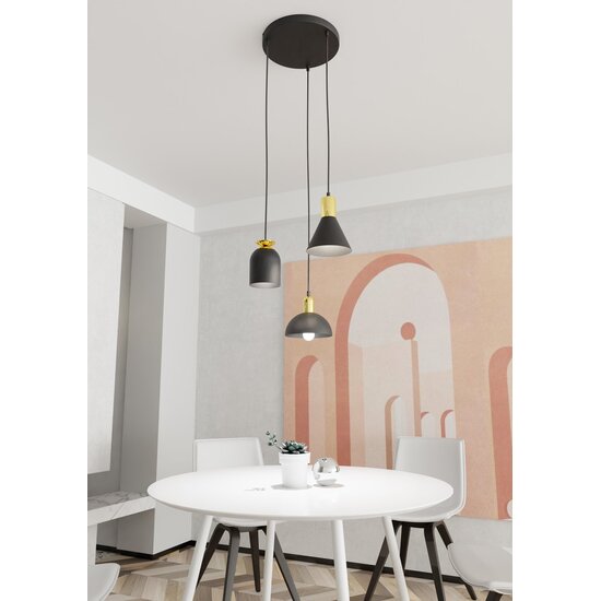 Emibig Emibig FOX 3 PREM BL Hanglamp - Minimalistisch ontwerp voor elke ruimte