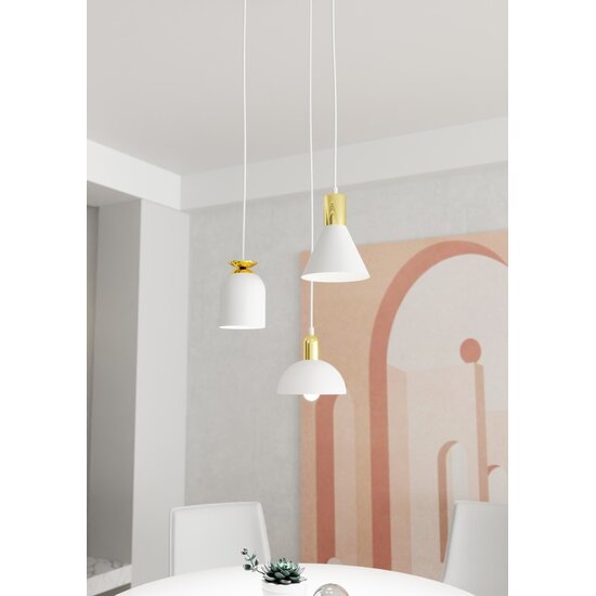 Emibig Emibig FOX 3 PREM WH - Lámpara colgante minimalista para un hogar elegante