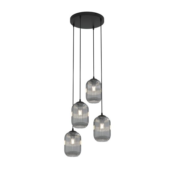 Emibig Emibig VERDI 4PREM BL GRAFIT - Glamour Pendant Lamp for a Stylish Atmosphere