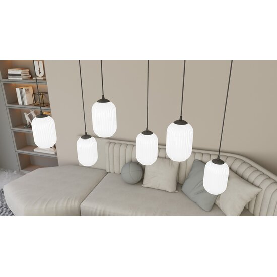 Emibig Emibig VERDI 3 BL OPAL - Glamorous Pendant Lamp for a Stylish Atmosphere