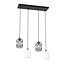 Emibig Emibig VERDI 4 BL MIX - Lampe Suspendue Glamour pour une Ambiance Élégante