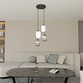 Emibig Emibig VERDI 4PREM BL MIX Hanglamp - Glamour in uw interieur