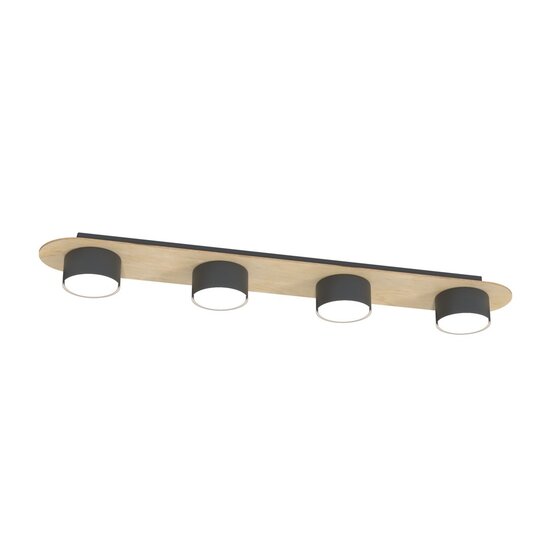 Emibig Emibig DIAZ 4 BL WOOD - Moderne Deckenlampe für stilvolle Atmosphäre