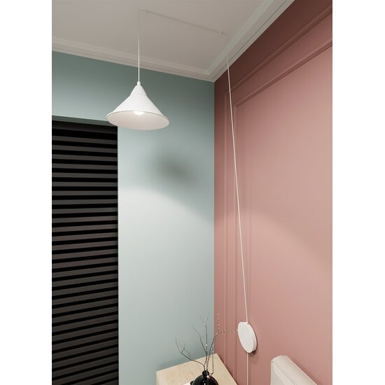 Emibig Emibig ABRAMO 1 WHITE - Lampe Suspendue Scandinave pour un Look Élégant